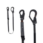 KStrong ElectWorX Shock Absorbing Webbing Lanyard with Dielectric 14kV Hook