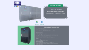 Ketika Infrastruktur Kritis Tidak Boleh Berhenti: Pentingnya Sistem UPS Berkapasitas Besar