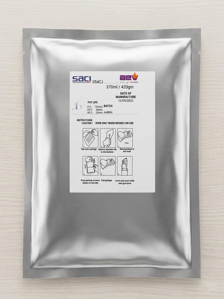 SACI 054CJ AEV Movolla Two-Part Polyurethane Resin Pack 370ml / 420gr
