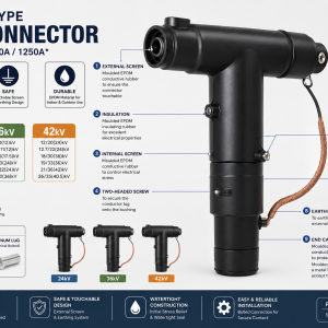 Bolted-type Tee Connector – Connector Kabel Tegangan Menengah hingga 42kV
