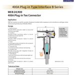 WEB 24/400 400A Plug-in Tee Connector