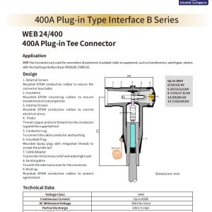 WEB 24/400 400A Plug-in Tee Connector