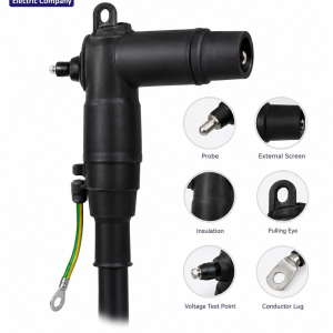 WAZT 25/200, Loadbreak Elbow Connector, 25kV, 200A, Medium Voltage, MV Cable Accessories, EPDM Rubber, Fully Screened, IEEE 386, Loadbreak Connector, Cable Connector, Medium Voltage Equipment